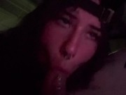 Sucking on his head until he cums in my mouth 4/16