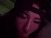 Sucking on his head until he cums in my mouth 7/16