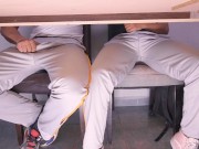 Hot College Students Touch in Secret 13/16