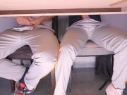 Hot College Students Touch in Secret 14/16