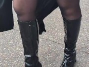 Walking in my fetish boots 14/16