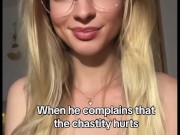 What am i supposed to do? ;) #chastity 10/16