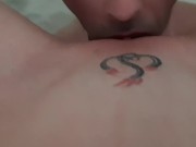 Inked MILF knows how to jump on cock. Mr Qwerius 14/16