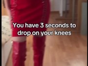 Femdom - Drop on your knees! 15/16