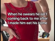 Eat your own cum - Femdom 14/16