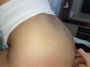 best anal jumping sideways in daddy's cock his thick cock broke my ass🍆💫
