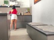 Get on your knees and look under my skirt. 16/16