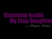 Horny Blonde Stepdaughter Megan Holly takes Stepdads Dick for A Wet Wild Ride poolside 1/16