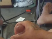 Tattoo Freak Rub His Own Cock On His Tight Asshole and Fucks Himself Then Pulls Out and Squirts 4/16