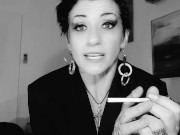 Perverse Psychologist Gets Young Male to Jizz for her over an online cobsultation 3/16