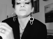 Perverse Psychologist Gets Young Male to Jizz for her over an online cobsultation 5/16