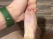 Horny 18yo Twink Jerks Off & Moans Loud - Huge Cum Explosion! 11/16