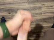 Horny 18yo Twink Jerks Off & Moans Loud - Huge Cum Explosion! 6/16