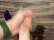 Horny 18yo Twink Jerks Off & Moans Loud - Huge Cum Explosion! 9/16