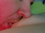 Sucks My Milky Tits And Eats My Pussy - Tastes My Patty - Licking Pussy 11/16