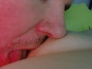 Sucks My Milky Tits And Eats My Pussy - Tastes My Patty - Licking Pussy 9/16