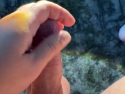 Unlocking caged 6-inch for sounding and denied orgasm 6/16