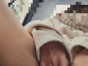 Anal plug play in a naughty leotard 3/16