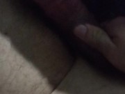 Mostrando os detalhes do meu pau grande e veiudo branco 3/16