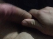 Mostrando os detalhes do meu pau grande e veiudo branco 4/16