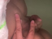 Playing with my tight asshole and pussy 13/16