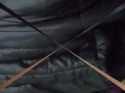 MilfyCalla face fucking, doggystyle and Cumming over my Black DownJacket linner 170 14/16