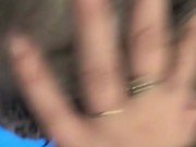 MilfyCalla- I burned my Glossy Puffer Jacket after i was face fucked 3/16