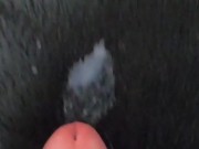 MilfyCalla- A Lot Of Cum On my old Black Fur DownJacket 14/16