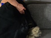 MilfyCalla- A Lot Of Cum On my old Black Fur DownJacket 15/16