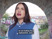 Public Agent Big lips big tits POV blowjob hardcore sex beautiful stranger with perfect body 2/16