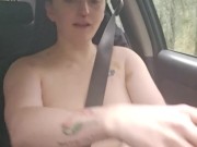 Driving naked and pissing 8/16