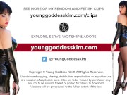 Life Under YGK's Desk Preview - Stiletto slave POV - Goddess Kim 16/16