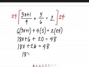 Rational Equation Part 1 11/16