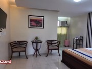 She Checked Into a Discreet Apartelle in the Philippines  | Hotel Room Tour by Sharinami 2/16