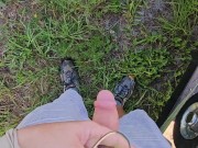 Quick Pee at Work Outside in Public 10/16