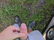 Quick Pee at Work Outside in Public 12/16