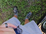 Quick Pee at Work Outside in Public 15/16