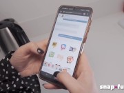 Hot Brunette French MILF fucks Handyman while he Fixes her Pipes 1/16