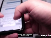 Naughty Hookup: French Fat Man has hot sex date with Horny Blonde Babe 5/16