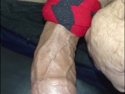 pene enorme de cerca, bragas calientes, masturbación dura, latino sexy 16/16