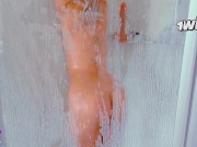 She Fucks Herself In The Shower While You Jerk Off 4/16