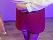 Whispers of Nylon: Office Girl Unwinds Her Toes