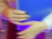 Whispers of Nylon: Office Girl Unwinds Her Toes 6/16