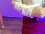 Whispers of Nylon: Office Girl Unwinds Her Toes 8/16