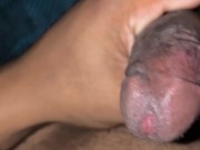 Acordei com pau durão tive que dar uma pegada nele