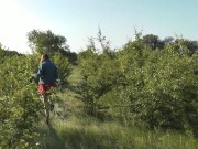 Beautiful girl Assol outside outdoors without panties up short dress. Doggystyle. Ass Pussy teenager 13/16