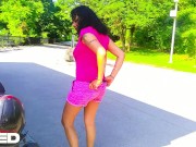 ROLE PLAY BIKER CHICK SOLO FEMALE PUBLIC COSPLAY QUEEN 4/16