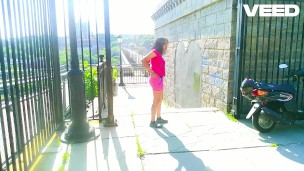 ROLE PLAY BIKER CHICK SOLO FEMALE PUBLIC COSPLAY QUEEN