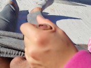 Encontré en la terraza a mi vecino, no pude evitar la tentación 14/16