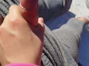 Encontré en la terraza a mi vecino, no pude evitar la tentación 16/16